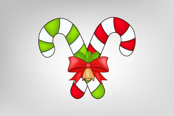 Christmas Candy Cane Clipart for Festive Crafting