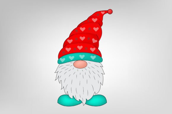 Christmas Gnome Vector Graphic for Illustrations