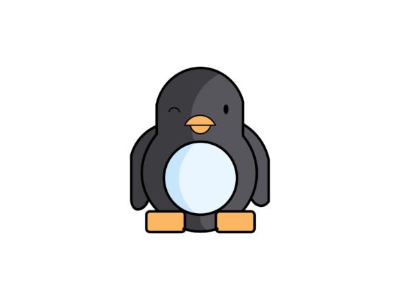 Christmas Penguin Illustrations for Branding and Marketing