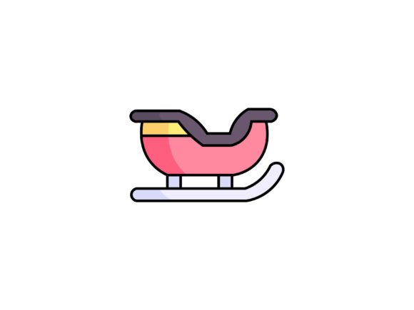 Christmas Santa Cart Illustrations for Crafting