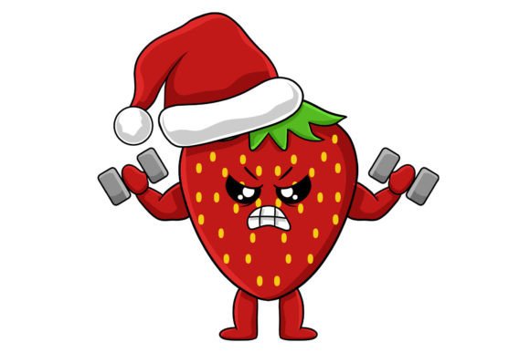 Cute Christmas Strawberry Character Embroidery Review