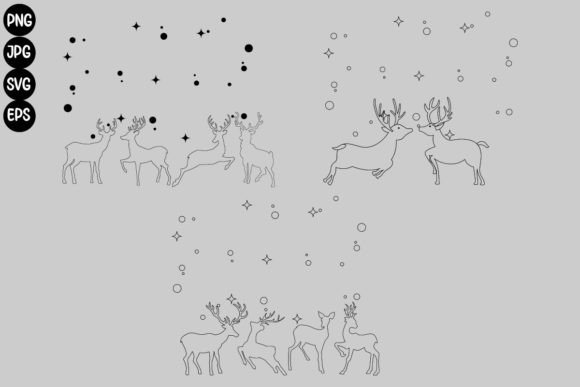 Deer Christmas Illustration Review for Branding and Marketing